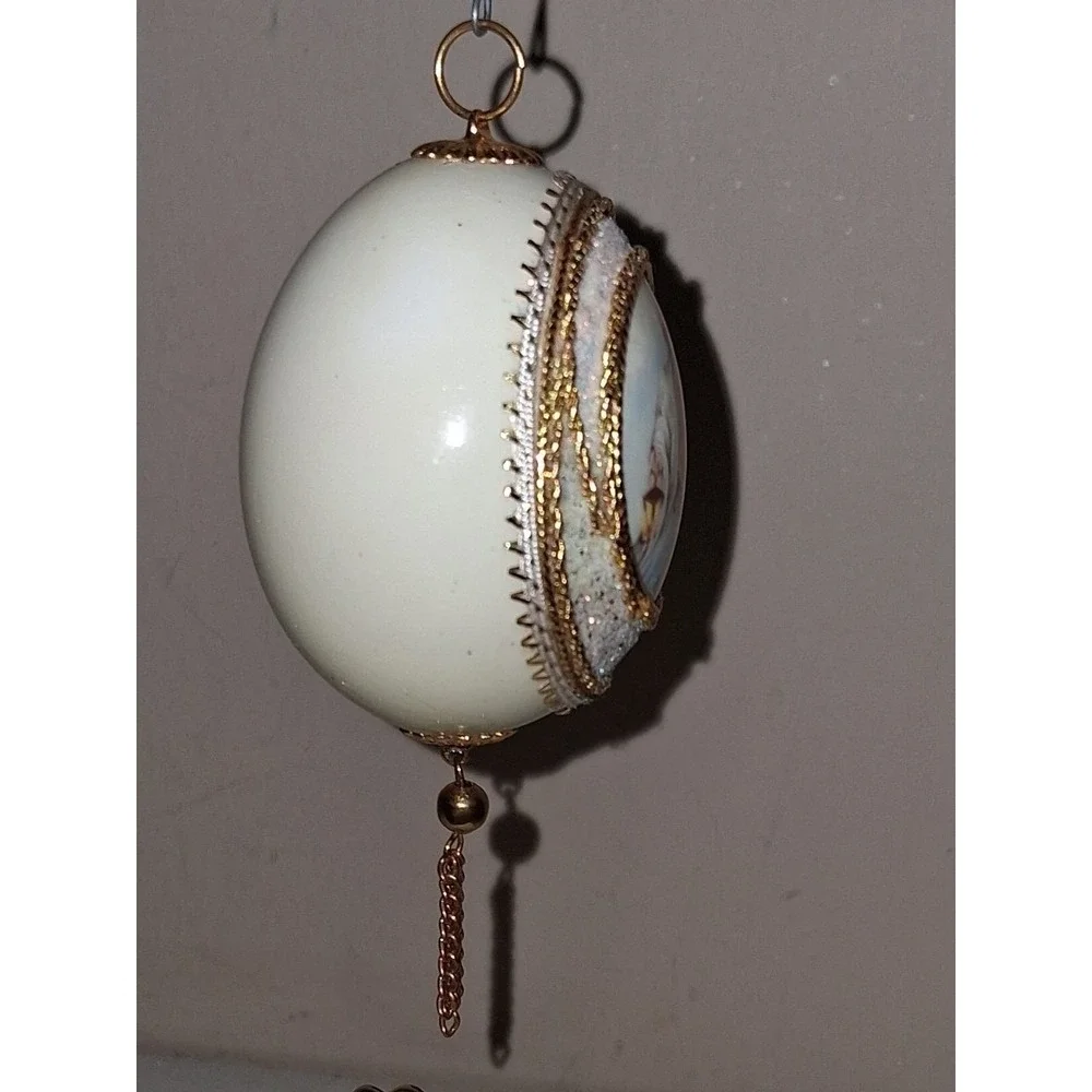 Vintage Style Nativity Holy Family Christmas Ornament 3.25